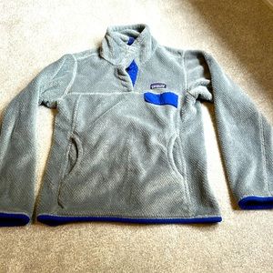 Patagonia snap up pull over fleece size small